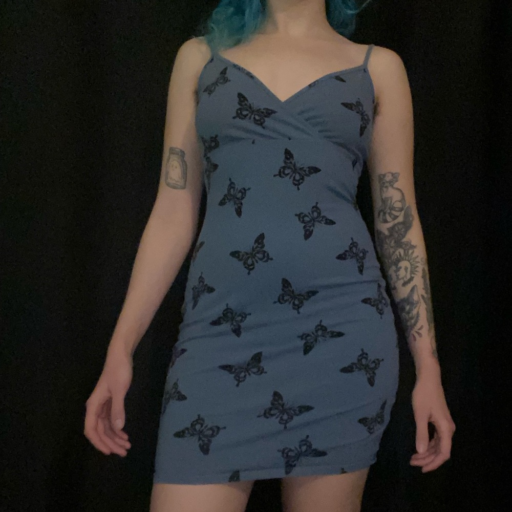 Blue dress